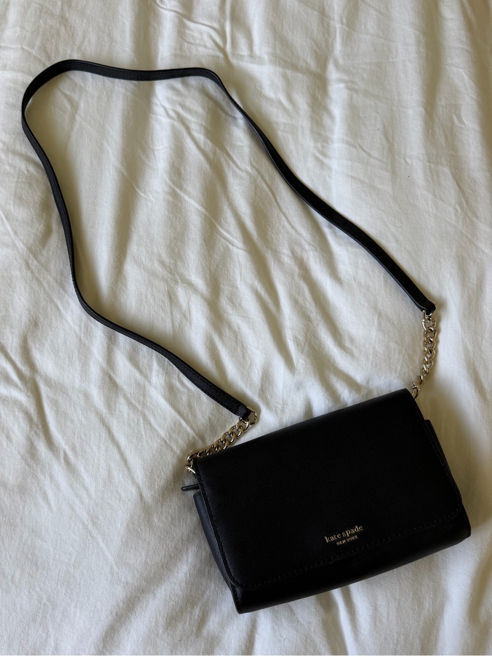 Kate Spade Black Leather Crossbody